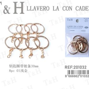 LLAVERO CON LA CADENA