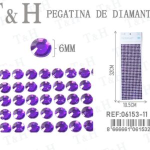 PEGATINA DE DIAMANTE MORADO
