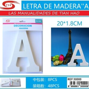 LETRA DE MADERA