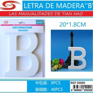LETRA DE MADERA