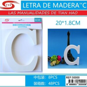 LETRA DE MADERA