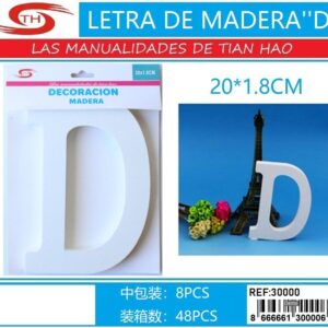 LETRA DE MADERA