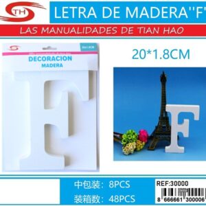 LETRA DE MADERA