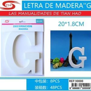 LETRA DE MADERA