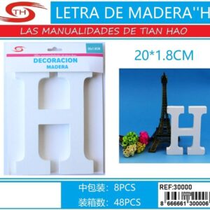 LETRA DE MADERA