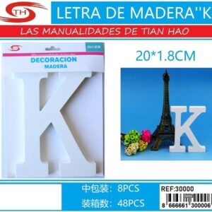LETRA DE MADERA