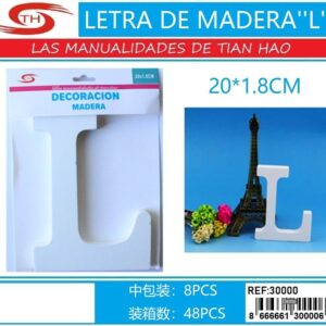 LETRA DE MADERA