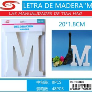 LETRA DE MADERA