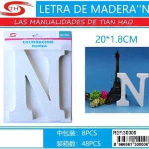 LETRA DE MADERA