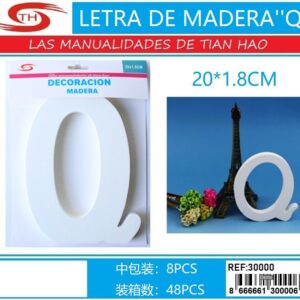 LETRA DE MADERA