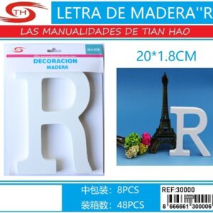 LETRA DE MADERA