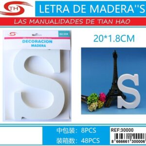 LETRA DE MADERA