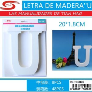 LETRA DE MADERA