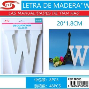 LETRA DE MADERA