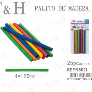 PALITO DE MADERA COLORES
