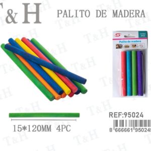 PALITO DE MADERA COLORES