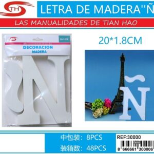 LETRA DE MADERA