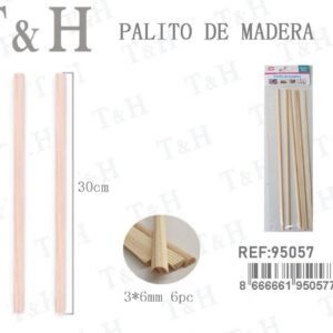 PALITO DE MADERA PARA MANUALIDADES