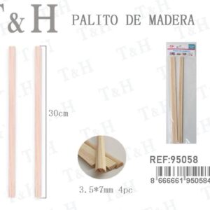 PALITO DE MADERA PARA MANUALIDADES