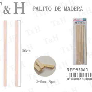 PALITO DE MADERA PARA MANUALIDADES