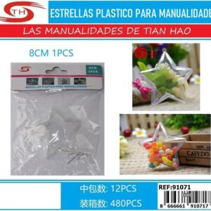 ESTRELLA PLASTICO PARA MANUALIDADES