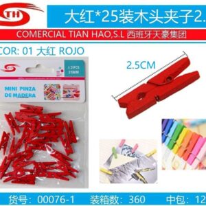 MINI PINZA ROJO