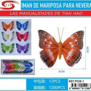 IMAN DE MARIPOSA PARA NEVERA