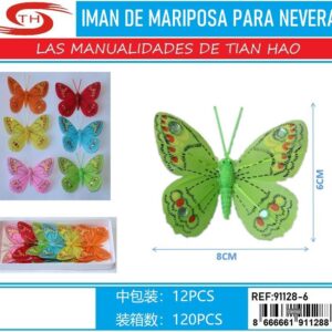 IMAN DE MARIPOSA PARA NEVERA