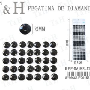 PEGATINA DE DIAMANTE NEGRO