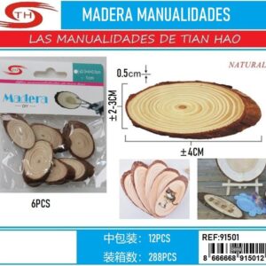 MADERA NATURA PARA MANUALIDADES