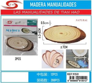 MADERA NATURA PARA MANUALIDADES