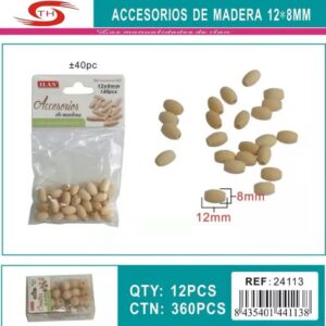 ABALORIO DE MADERA