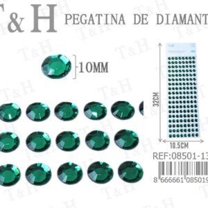 PEGATINA DE DIAMANTE VERDE OSCURO