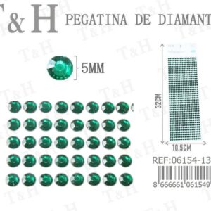 PEGATINA DE DIAMANTE VERDE OSCURO