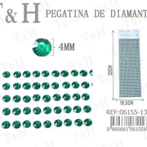 PEGATINA DE DIAMANTE VERDE OSCURO