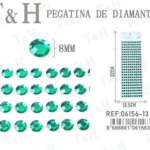 PEGATINA DE DIAMANTE VERDE OSCURO