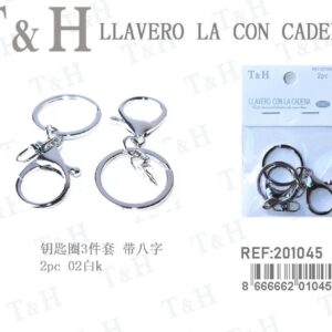 LLAVERO CON LA CADENA