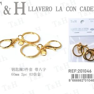 LLAVERO CON LA CADENA