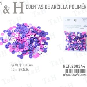 Cuentas de arcilla polimerica
