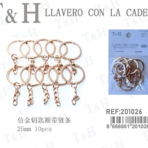 LLAVERO CON LA CADENA