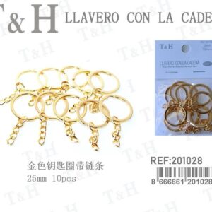 LLAVERO CON LA CADENA
