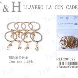 LLAVERO CON LA CADENA