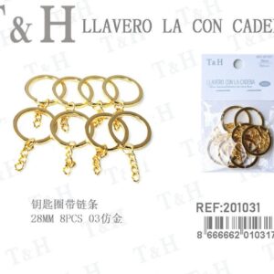 LLAVERO CON LA CADENA