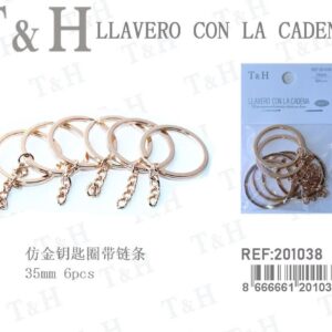LLAVERO CON LA CADENA
