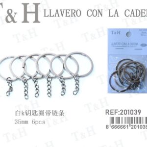 LLAVERO CON LA CADENA