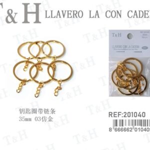 LLAVERO CON LA CADENA
