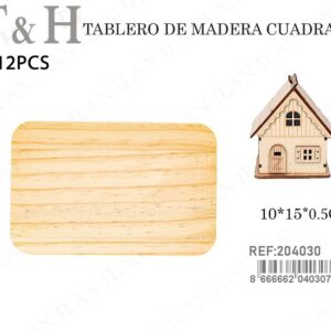 TABLERO DE MADERA CUADRADO