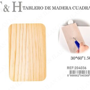 TABLERO DE MADERA CUADRADO