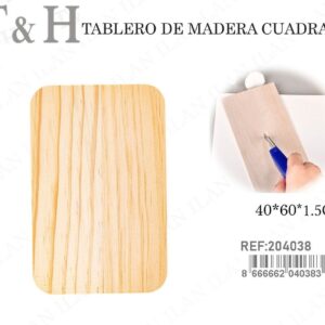 TABLERO DE MADERA CUADRADO