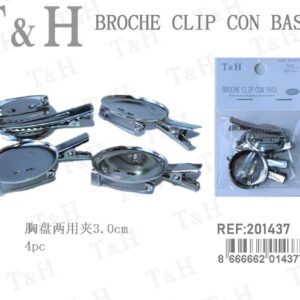 BROCHE CLIP CON BASE